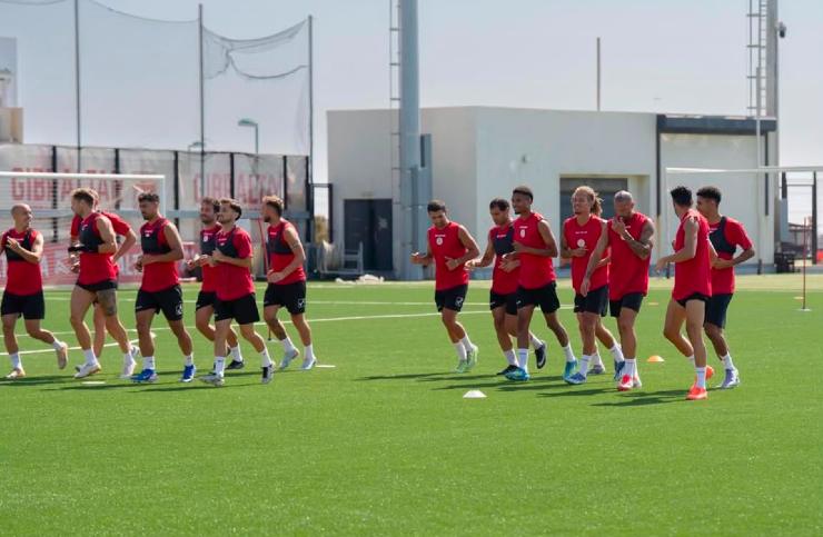 I giocatori del Lincoln in allenamento