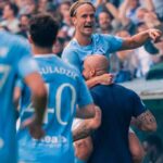 Un'esultanza del Malmo