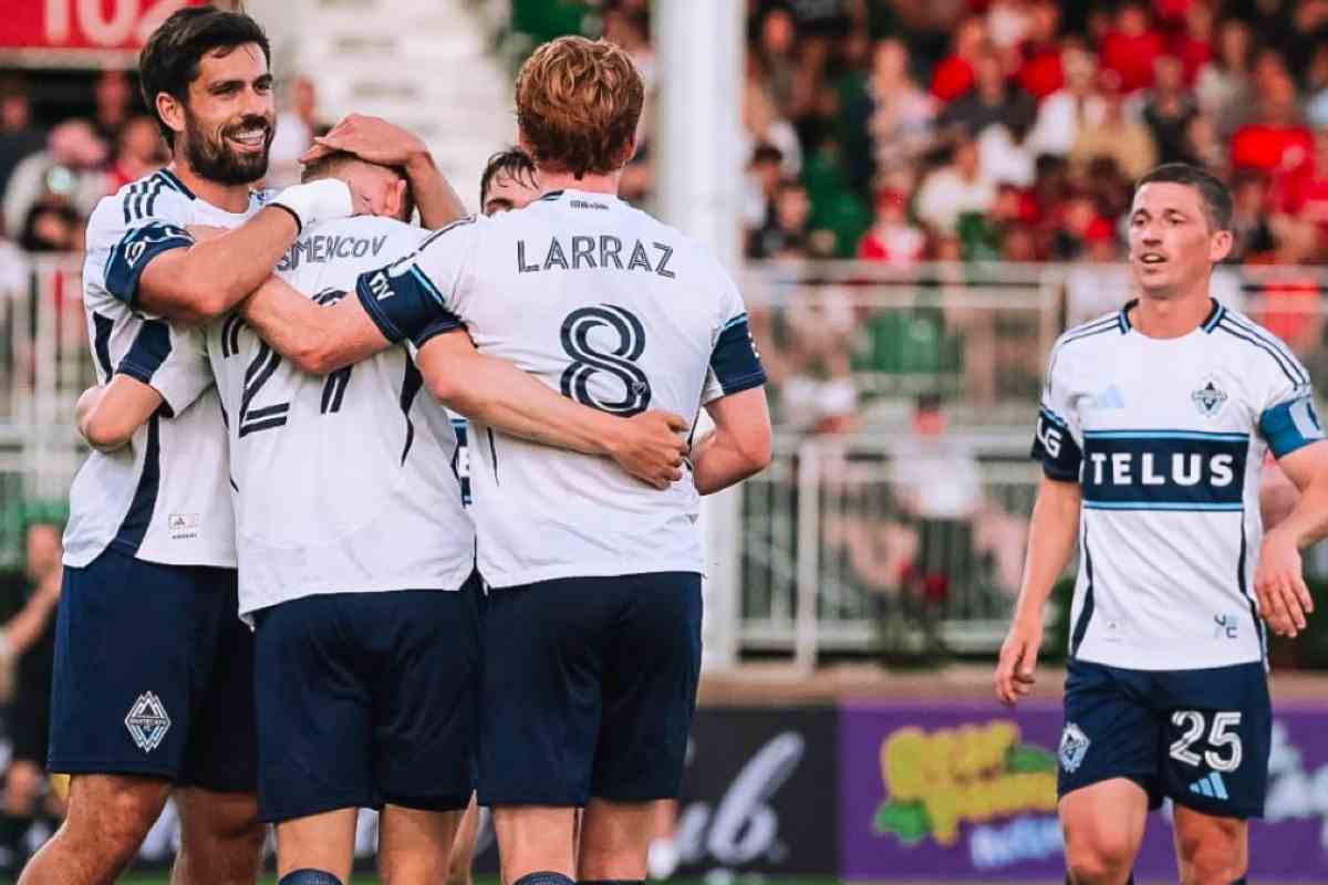 I giocatori dei Vancouver Whitecaps