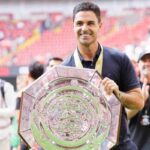 Arteta con il Community Shield