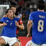 Pio Esposito contro il Belgio