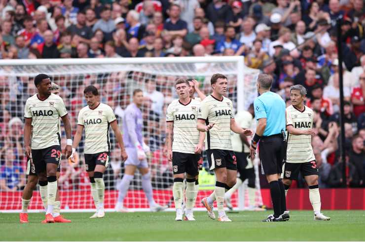 I giocatori dell'Ipswich