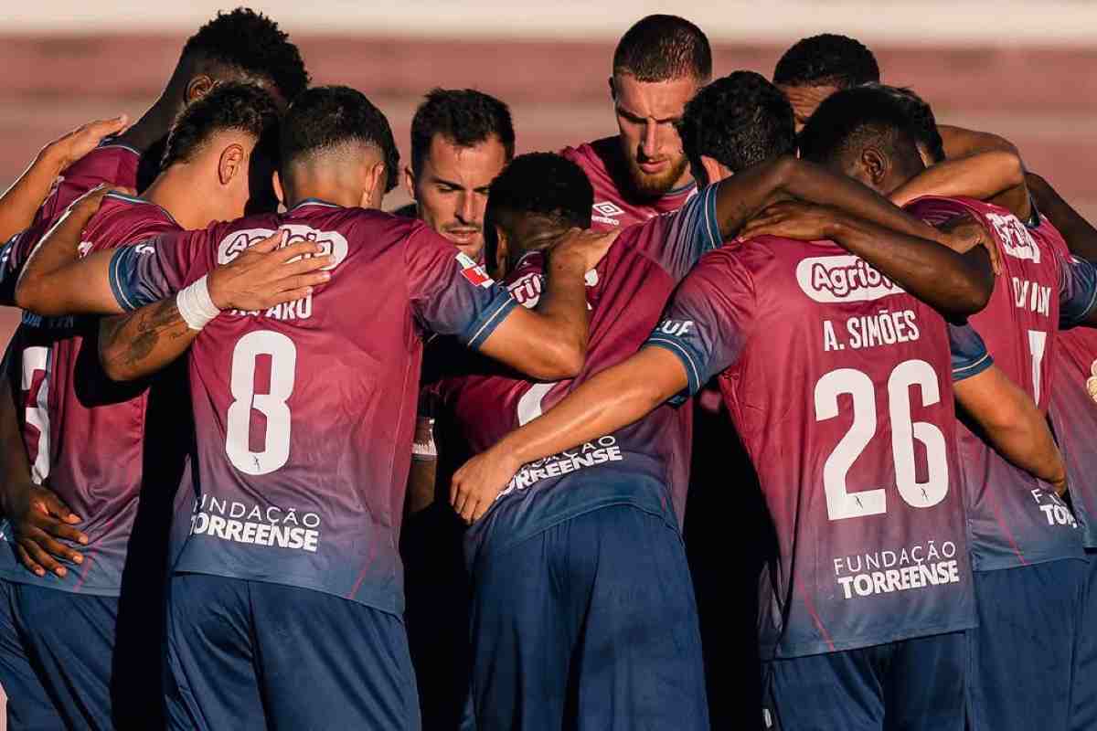 I giocatori della Torreense