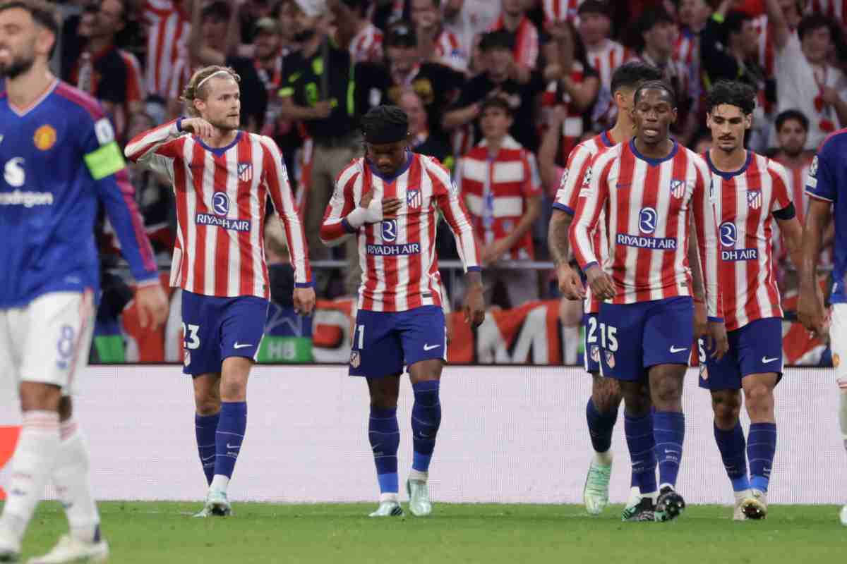 I giocatori dell'Atletico