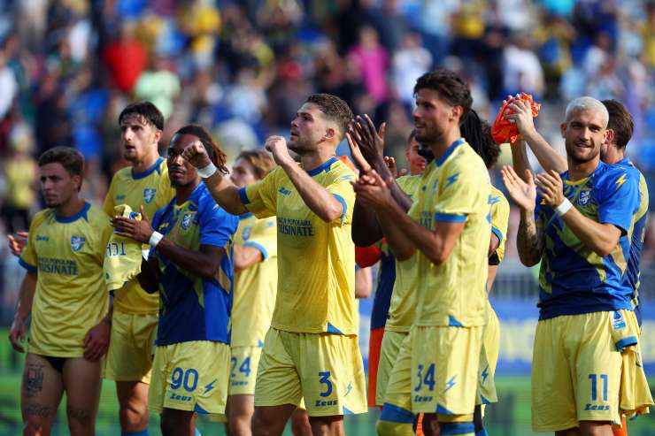 I giocatori del Frosinone