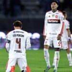 Leo Pereira e Pulgar del Flamengo