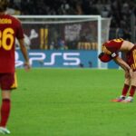 I giocatori della Roma delusi
