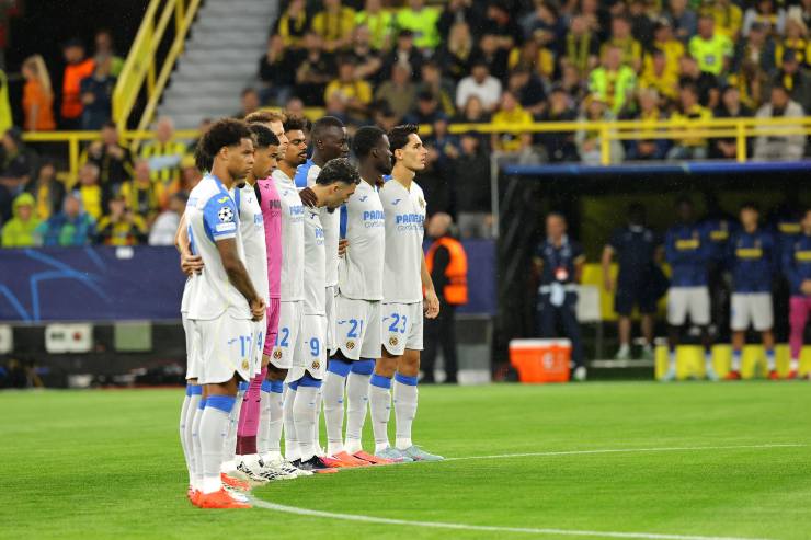 I giocatori del Villarreal